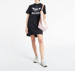 Adidas ORIGINALS Trefoil Logo Marimeko T-Shirt Dress